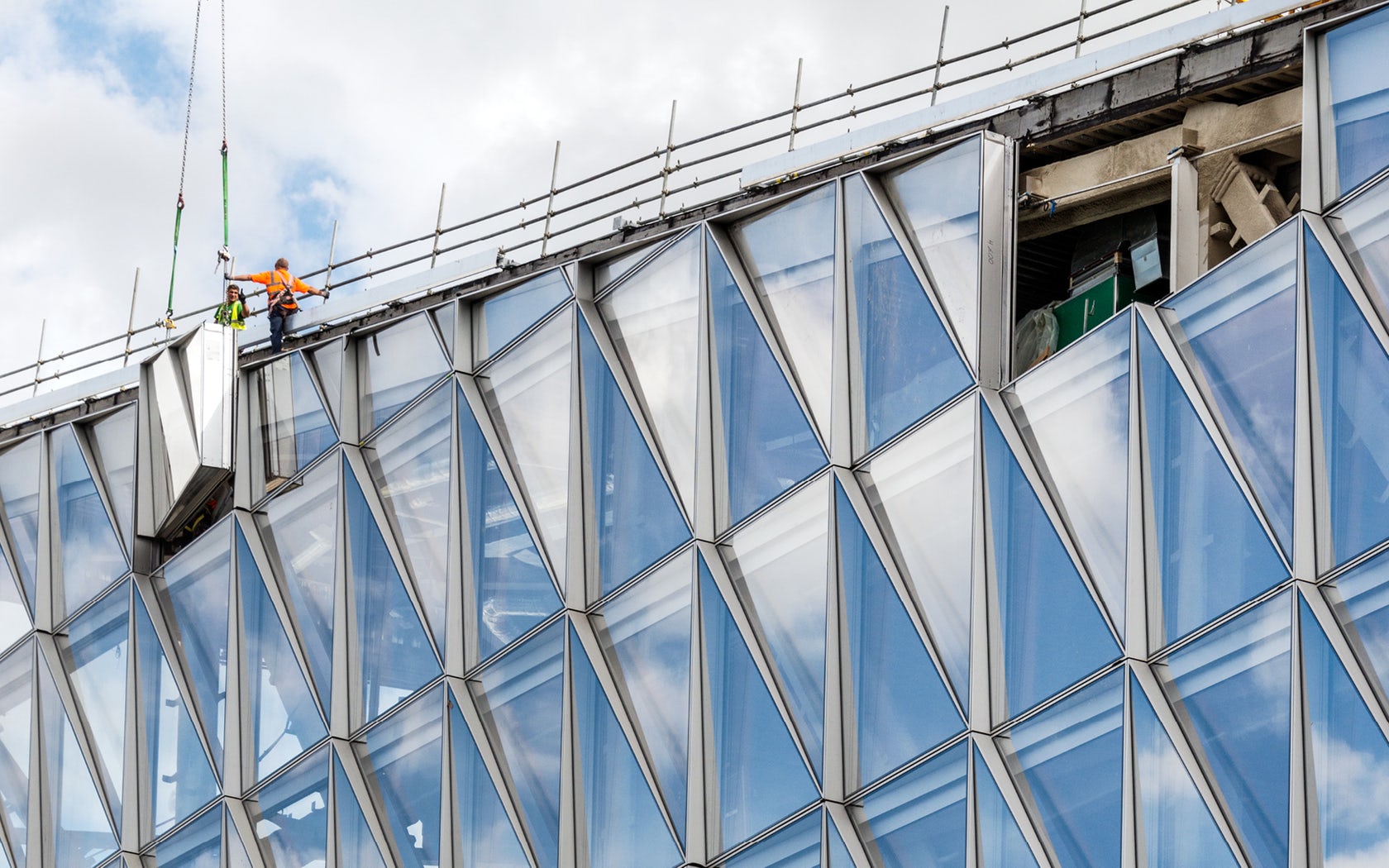 Bolt fixed glazing curtain wall system