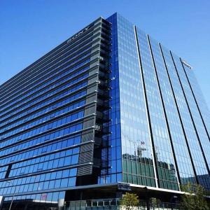 Tempered Glass Thermally Broken Building Exterior Curtain Wall Window Price Unitized System Aluminum Glass Curtain Walls