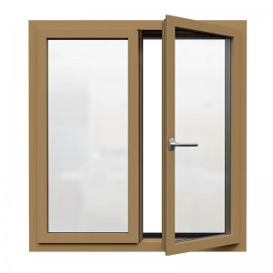 China Supplier Customized Size Aluminum Casement pocket balcony glass Doors and Windows frames Double Large Glass French Doors