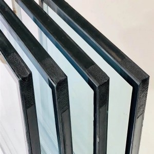 Heat Reflective 6MM Low E +12A+6MM Cut Size Double Triple Glazing Insulated Glass for Sunroom