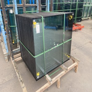 Double glazed panels heat resistant transparent tempered insulating glass