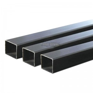 Carbon Welded Square Rectangular Black Tube