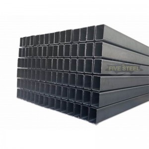 High Quality Black Square Pipe Iron Rectangular Tube Welded Rhs Shs Tubing Tubes