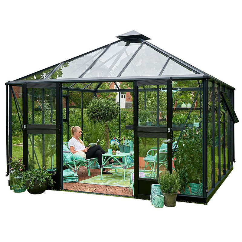 Triangle Roof Aluminum Frame Sunroom Glass Houses