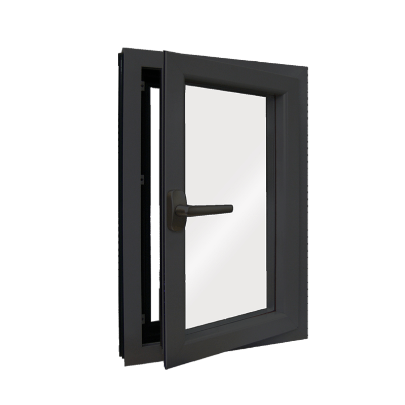 Aluminum hurricane impact windows soundproof glass windows energy efficient casement window